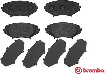 Brembo P 49 034 - Brake Pad Set, disc brake onlydrive.pro