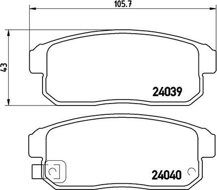 Brembo P 49 035 - Piduriklotsi komplekt,ketaspidur onlydrive.pro