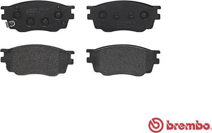 Brembo P 49 033 - Brake Pad Set, disc brake onlydrive.pro