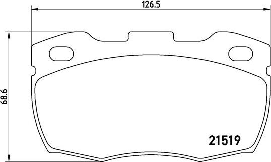 Brembo P 44 015 - Brake Pad Set, disc brake onlydrive.pro