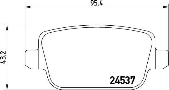 Brembo P 44 016 - Bremžu uzliku kompl., Disku bremzes onlydrive.pro