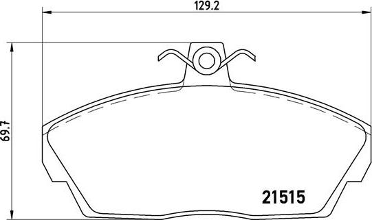 Brembo P 44 010 - Brake Pad Set, disc brake onlydrive.pro