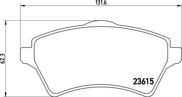 Brembo P 44 011 - Brake Pad Set, disc brake onlydrive.pro