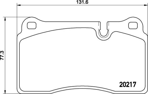 Brembo P 44 018 - Brake Pad Set, disc brake onlydrive.pro