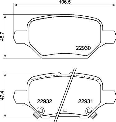 Brembo P 59 099 - Тормозные колодки, дисковые, комплект onlydrive.pro