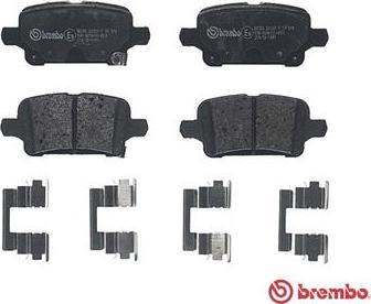 Brembo P 59 090 - Brake Pad Set, disc brake onlydrive.pro