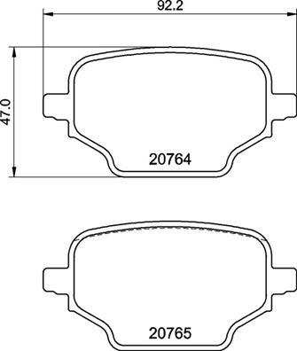 Brembo P 59 098 - Brake Pad Set, disc brake onlydrive.pro