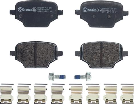 Brembo P 59 098 - Brake Pad Set, disc brake onlydrive.pro