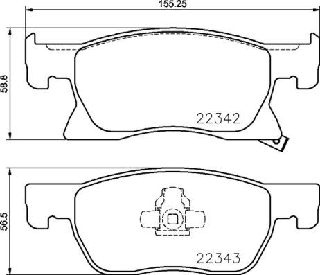 Brembo P 59 092 - Тормозные колодки, дисковые, комплект onlydrive.pro