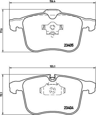 Brembo P 59 049 - Тормозные колодки, дисковые, комплект onlydrive.pro