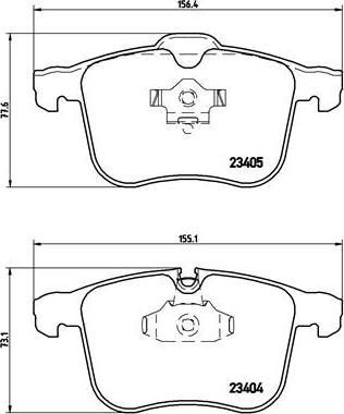 Brembo P 59 046 - Brake Pad Set, disc brake onlydrive.pro