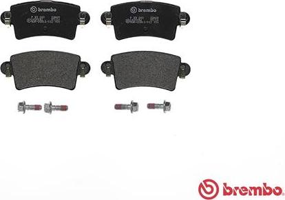 Brembo P 59 040 - Stabdžių trinkelių rinkinys, diskinis stabdys onlydrive.pro