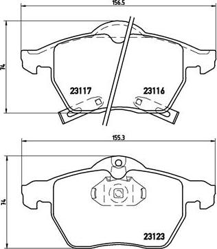 Brembo P 59 048 - Piduriklotsi komplekt,ketaspidur onlydrive.pro