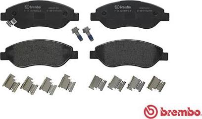 Brembo P 59 053 - Brake Pad Set, disc brake onlydrive.pro