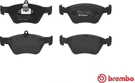 Brembo P 59 019 - Тормозные колодки, дисковые, комплект onlydrive.pro