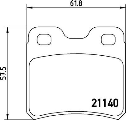 Brembo P 59 018 - Brake Pad Set, disc brake onlydrive.pro