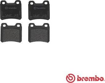 Brembo P 59 018 - Brake Pad Set, disc brake onlydrive.pro