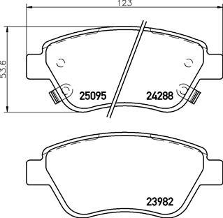 Brembo P 59 081 - Brake Pad Set, disc brake onlydrive.pro