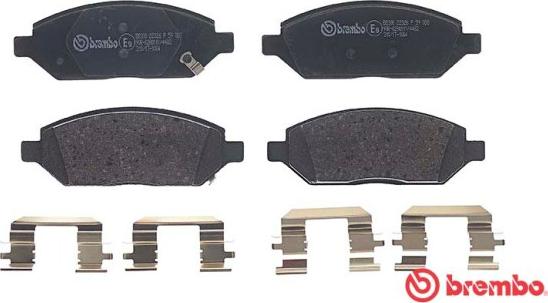 Brembo P 59 088 - Brake Pad Set, disc brake onlydrive.pro