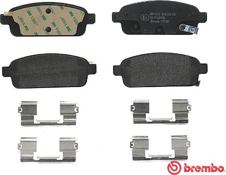 Brembo P 59 087 - Brake Pad Set, disc brake onlydrive.pro