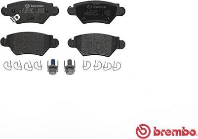 Brembo P 59 031 - Brake Pad Set, disc brake onlydrive.pro