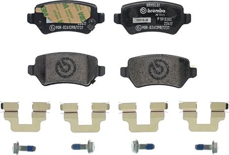 Brembo P 59 038X - Brake Pad Set, disc brake onlydrive.pro