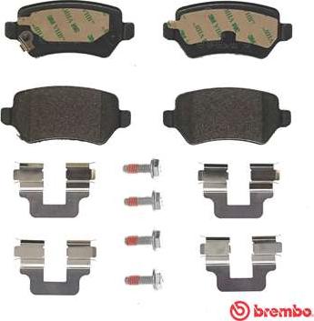 Brembo P 59 038 - Brake Pad Set, disc brake onlydrive.pro