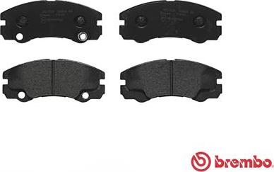 Brembo P 59 033 - Brake Pad Set, disc brake onlydrive.pro