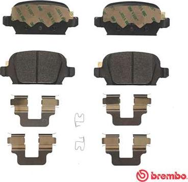 Brembo P 59 037 - Brake Pad Set, disc brake onlydrive.pro