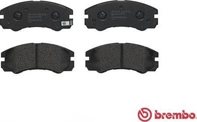 Brembo P 59 020 - Bremžu uzliku kompl., Disku bremzes onlydrive.pro