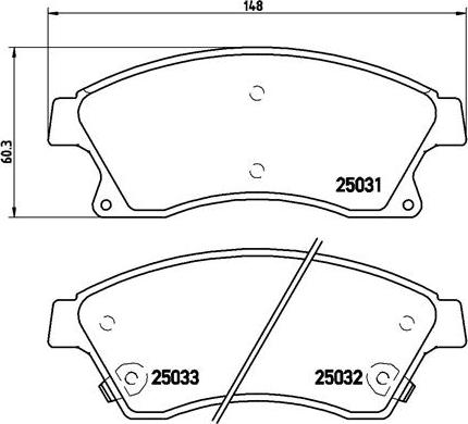 Brembo P 59 076 - Тормозные колодки, дисковые, комплект onlydrive.pro