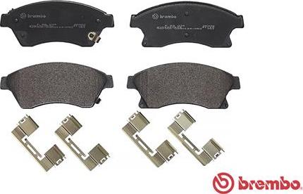 Brembo P 59 076 - Brake Pad Set, disc brake onlydrive.pro