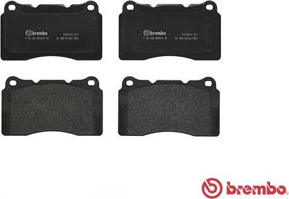 Brembo P 54 040 - Brake Pad Set, disc brake onlydrive.pro