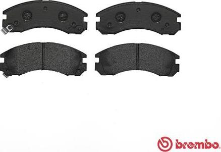 Brembo P 54 017 - Piduriklotsi komplekt,ketaspidur onlydrive.pro