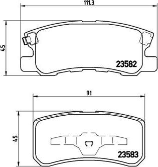 Brembo P 54 031X - Piduriklotsi komplekt,ketaspidur onlydrive.pro