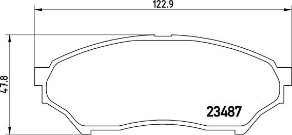 Brembo P 54 028 - Brake Pad Set, disc brake onlydrive.pro