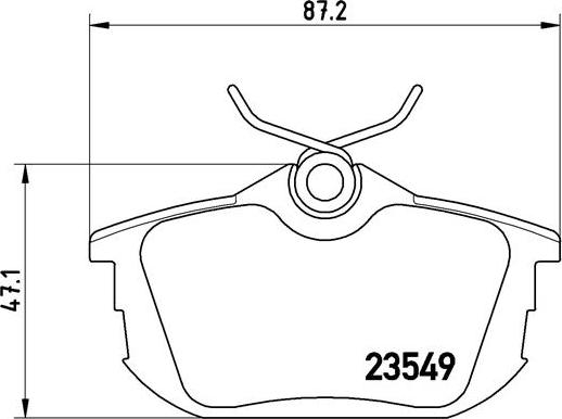 Brembo P 54 023 - Тормозные колодки, дисковые, комплект onlydrive.pro