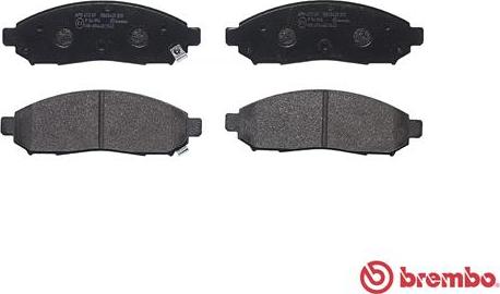 Brembo P 56 096 - Тормозные колодки, дисковые, комплект onlydrive.pro