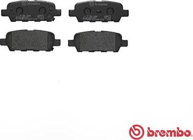 Brembo P 56 046 - Stabdžių trinkelių rinkinys, diskinis stabdys onlydrive.pro