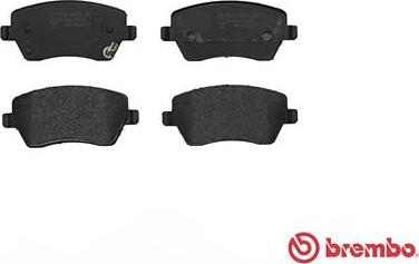 Brembo P 56 086 - Brake Pad Set, disc brake onlydrive.pro