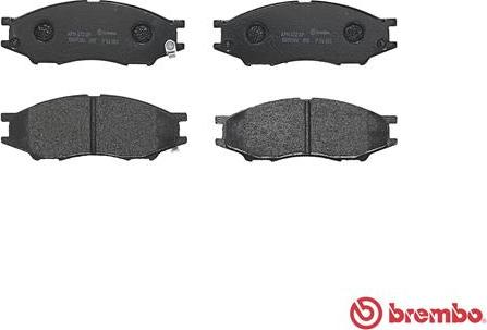 Brembo P 56 083 - Bremžu uzliku kompl., Disku bremzes onlydrive.pro