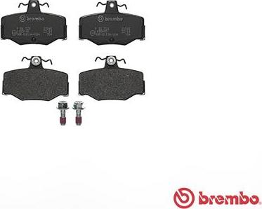 Brembo P 56 024 - Тормозные колодки, дисковые, комплект onlydrive.pro