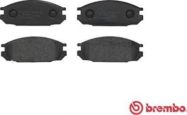 Brembo P 56 020 - Stabdžių trinkelių rinkinys, diskinis stabdys onlydrive.pro