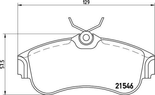 Brembo P 56 022 - Bremžu uzliku kompl., Disku bremzes onlydrive.pro