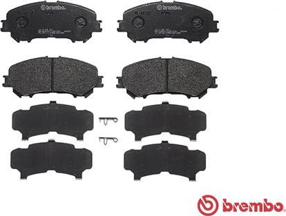 Brembo P 56 100 - Brake Pad Set, disc brake onlydrive.pro