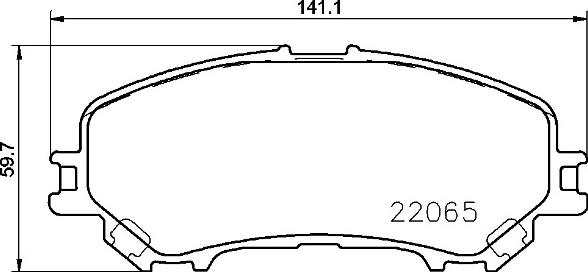 Brembo P 56 100 - Brake Pad Set, disc brake onlydrive.pro