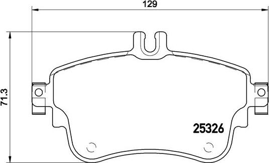 Brembo P 50 094X - Тормозные колодки, дисковые, комплект onlydrive.pro