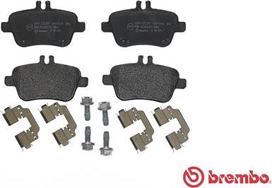 Brembo P 50 091 - Тормозные колодки, дисковые, комплект onlydrive.pro