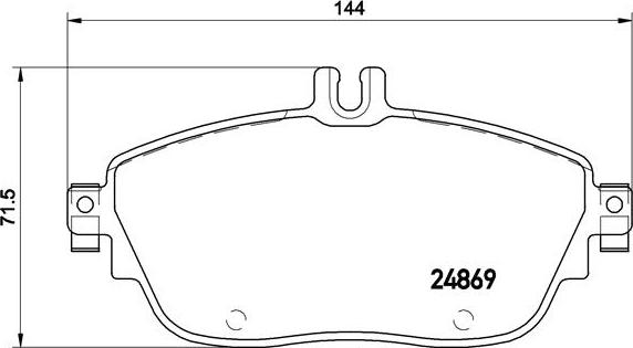 Brembo P 50 093X - Тормозные колодки, дисковые, комплект onlydrive.pro