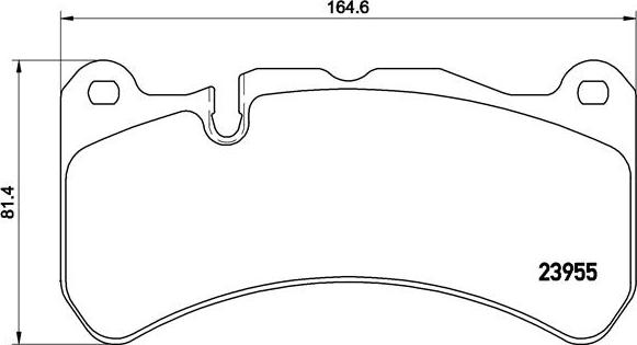 Brembo P 50 092 - Тормозные колодки, дисковые, комплект onlydrive.pro